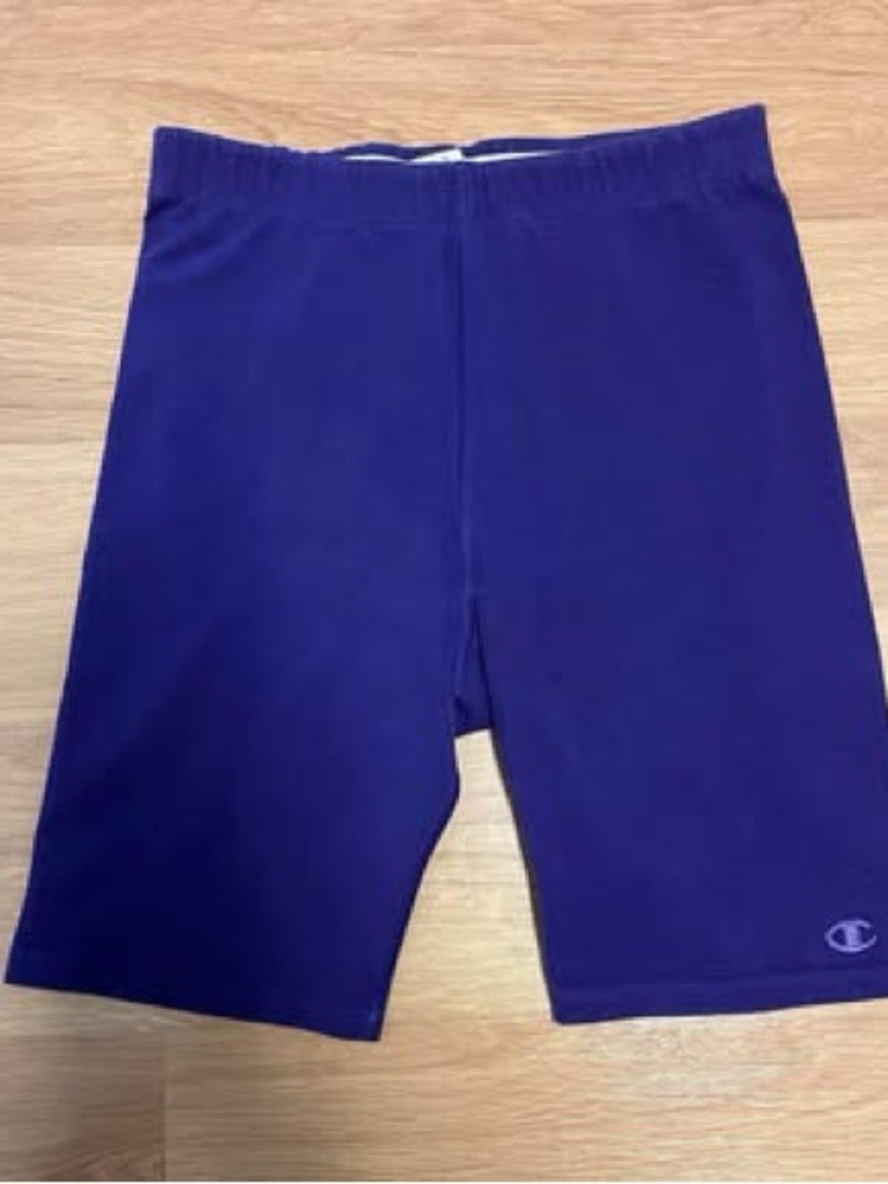 Champion Purple Girls' L or Adult S Athletic Bike Shorts.